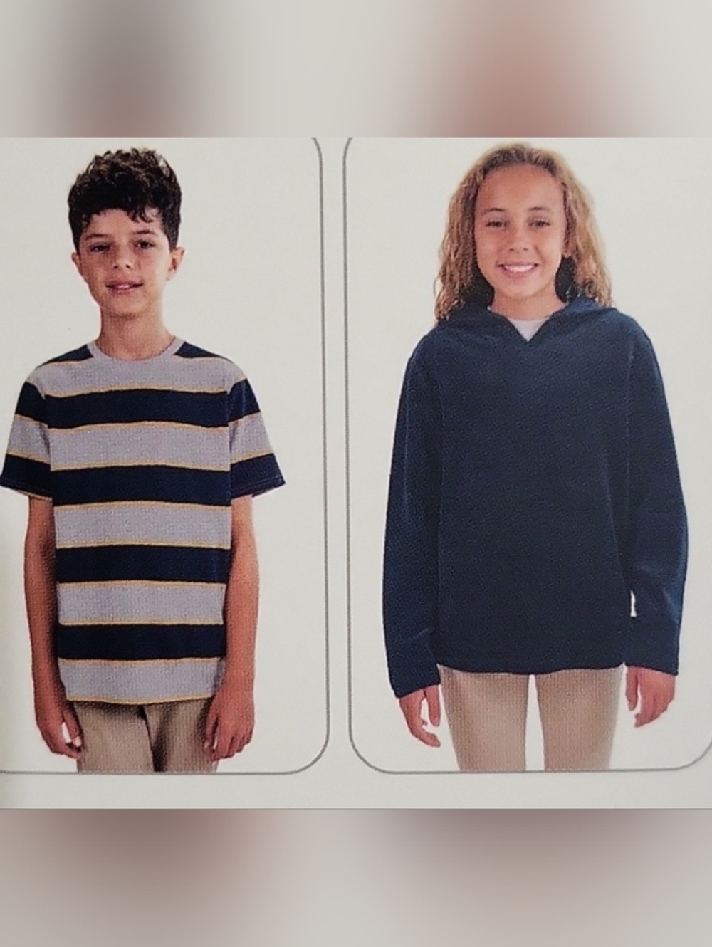 UNIONBAY YOUNG CORD HOODIE AND TEE SET